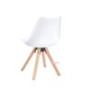 Picture of EIFFEL Beechwood Legs PU Seat Dining Chair (White) - Set of 4