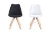 Picture of EIFFEL Beechwood Legs PU Seat Dining Chair (White) - Set of 4