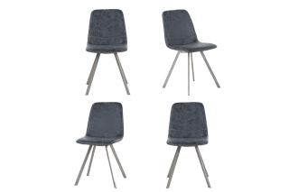 Picture of PLAZA Horizontal Dining Chair *Dark - Set of 4
