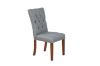 Picture of SOMMERFORD Tufted Fabric Upholstered Dining Chair (Dark Grey) - Set of 2 