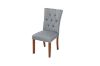 Picture of SOMMERFORD Tufted Fabric Upholstered Dining Chair (Dark Grey) - Set of 2 
