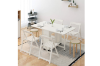 Picture of HANSON 120/140 5PC Butterfly/Foldable Dining Set (Matt White)