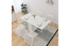 Picture of HANSON 5PC Butterfly/Foldable Dining Set (Matt White) - 140 Table