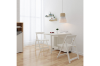 Picture of HANSON 5PC Butterfly/Foldable Dining Set (Matt White) - 140 Table