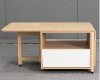 Picture of CELIA 60-140 BUTTERFLY/FOLDABLE Coffee Table (Light Oak or White Colour)