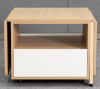 Picture of CELIA 60-140 BUTTERFLY/FOLDABLE Coffee Table (Light Oak or White Colour)