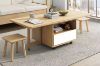 Picture of CELIA 60-140 BUTTERFLY/FOLDABLE Coffee Table *Light Oak Colour