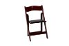 Picture of RETREAT Foldable Dining Chair - White Chair with White PU Seat