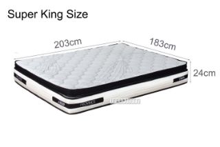 Picture of PROVINCE MEDIUM Gel-Latex Pocket Spring Mattress - Super King