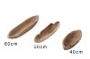 Picture of BARON Teak Wood Bowl Erosion Mini 40 / 50 / 60