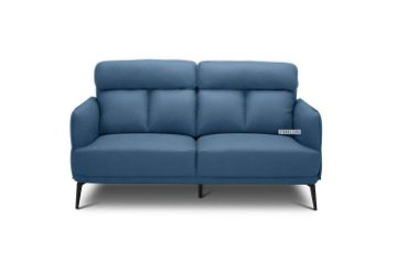 Picture of SIKORA Fabric Sofa (Blue) - 2 Seater (Loveseat)