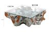 Picture of Tamarind Solid Teak Coffee Table Silver *2 sizes - Small (80*80*45)