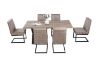 Picture of GALLOP Dining Set - 6 Dining Chairs (Without Arms) + 1 Dining Table