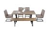 Picture of GALLOP Dining Set - 6 Dining Chairs (Without Arms) + 1 Dining Table