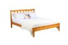 Picture of CANNINGTON Solid NZ Pine Bed Frame in Queen Size *Maple Colour