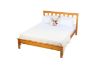 Picture of CANNINGTON Solid NZ Pine Bed Frame in Queen Size *Maple Colour