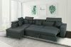 Picture of SCURO Sectional Sofa/Sofa Bed + Ottoman with Storage (Dark Grey)