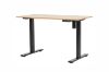 Picture of SUMMIT Adjustable Height Desk (Oak Colour Top) - 120 Width Desk Top