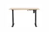Picture of SUMMIT Adjustable Height Desk (Oak Colour Top) - 120 Width Desk Top