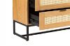 Picture of SAILOR 6 Drawer Chest with Rattan Design (Oak Colour)