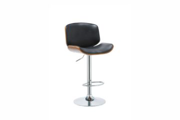 Picture of LOTUS Bentwood Barstool (Black)
