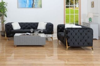 Picture of MANCHESTER Sofa (Black) - 3+2 Set