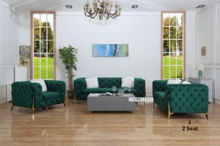 Picture of MANCHESTER Sofa (Green) - 2 Seat