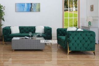 Picture of MANCHESTER Sofa (Green) - 3+2 Set