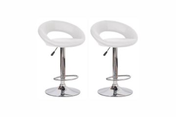 Picture of STANFORD Barstool - Set of 2 (White)