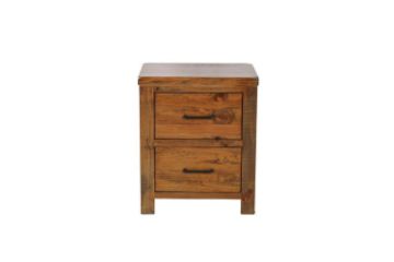 Picture of WOODLAND Bedside Table (Rustic Brown)