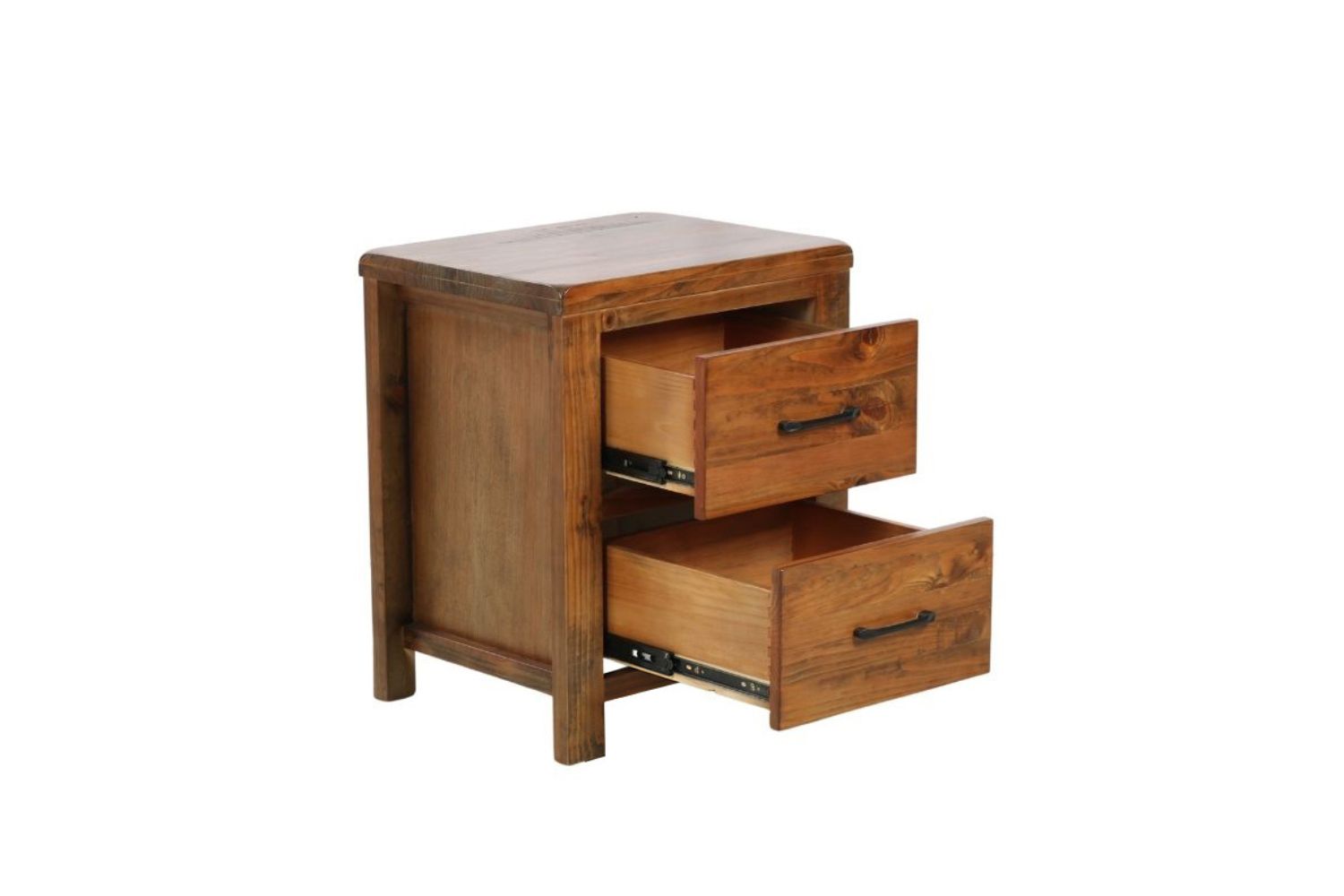 WOODLAND Bedside Table (Rustic Brown)