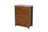 Picture of WOODLAND 6DRW Tallboy (Rustic Brown)