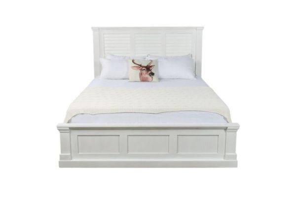 Picture of BICTON Bed Frame in Queen Size (White)