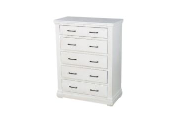 Picture of BICTON 5 DRW Tallboy (White)
