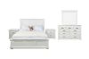 Picture of BICTON Bedroom Combo Set in Queen Size (White) - 4PC Combo Set