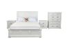 Picture of BICTON Bedroom Combo Set in Queen Size (White) - 4PC Combo Set