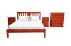 Picture of ROSEWOOD 4PC Bedroom Set in Queen Size (Reddish Brown)