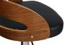 Picture of SADDLE Bentwood with PU Barstool (Black)