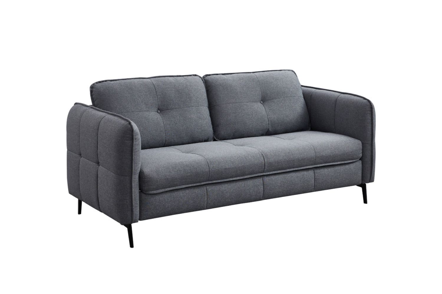 AMBERLEY Fabric Sofa (Grey) 2 Seater