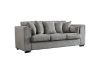 Picture of WILLOW 3 Seater with Ottoman Fabric Sofa (Light Grey)