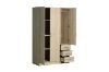 Picture of BESTA Wall Solution Modular Wardrobe -  3 DOOR 3 SHORT DRAWER (BDFG)