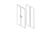 Picture of BESTA Wall Solution Modular Wardrobe - Parts for Customisation (White Colour)