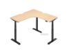 Picture of UP1 L-SHAPE Adjustable Height Desk Top (Oak Veneer) - 160cm