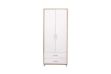 Picture of DUBLIN 2-Door 2-Drawer Wardrobe (White & Oak Colour)