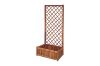 Picture of [FLOOR MODEL CLEARANCE]BISTRO Outdoor Acacia Wood Flower Pot with Trellis (Large) (80x38x180)