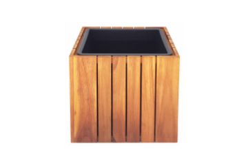 Picture of BISTRO Outdoor Square Wooden Pot/Planter (34x34x32)