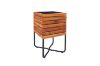 Picture of BISTRO Outdoor Square Wooden Pot/Planter with Steel Legs (32x32x60)