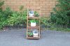 Picture of BISTRO 80x65cm 3-Tier Outdoor Wooden Pot Stand/Shelf