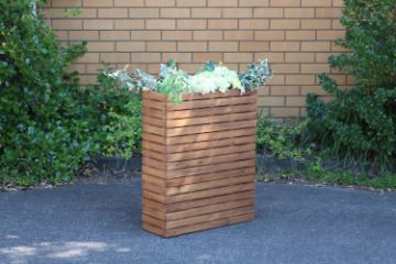 Picture of BISTRO 76 Rectangular Wooden Pot/Planter (63x23x76)