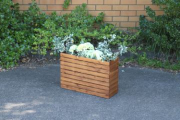 Picture of BISTRO Outdoor Rectangular Wooden Pot/Planter (63x23x41)